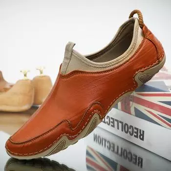 Новейшая натуральная кожа дышащая крутая мужская обувь высококачественные мужские мокасины модные туфли без застежек на плоской подошве обувь из коровьей кожи роскошные кроссовки 41