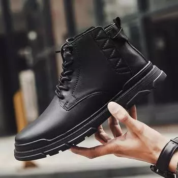 Новейшие мужские тактические ботинки Модные военные боевые мужские ботинки Черные повседневные туфли Мужская мода Шнуровка Досуг Прогулки Уличная обувь 41