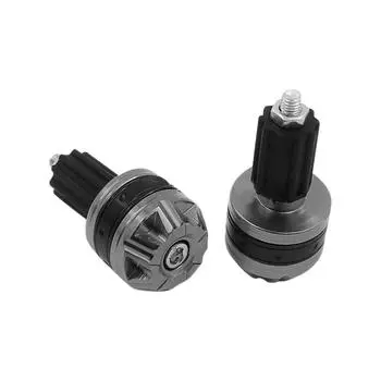 Newest motorcycle Handle Bar Ends Grips Universal for 7/8 22mm Aluminum alloy Motorcycle Handlebar Plug Slider темно серый