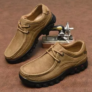 Новейшие высококачественные мужские туфли из натуральной кожи, повседневные, на шнуровке, сплошные, роскошные, лоферы из коровьей кожи, брендовые мужские кроссовки для отдыха 38