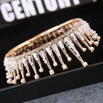 Невеста свадебное платье аксессуары для волос горный хрусталь кристалл полный круг круглая корона день рождения ужин корона головной убор роскошные аксессуары