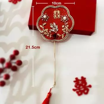 Невеста Свадебный ручной групповой веер украшение ручной работы китайский винтажный цветочный веер Pography украшения