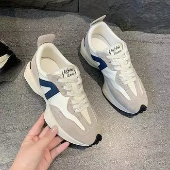 НовыеВысококачественные стильные женские кроссовки Универсальные повседневные кроссовки на платформе Женские нескользящие износостойкие спортивные туфли для женщин 35