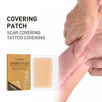 Невидимая наклейка-консилер для кожи, дышащая накладка на шрам от татуировки, водонепроницаемая, приятная для кожи силиконовая лента, имитация кожи