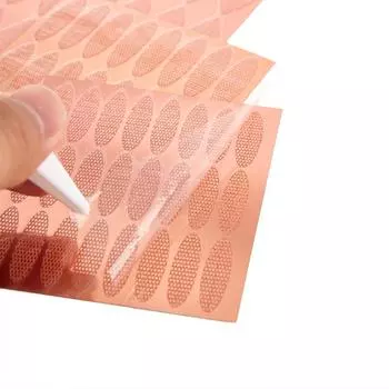 Невидимая наклейка на двойное веко, кружевная полоска для подтяжки глаз, прозрачная марлевая сетка-кружевная лента, самоклеящиеся наклейки, лента для глаз, инструмент
