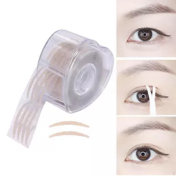 Невидимая наклейка на двойное веко, ленты, липкие водонепроницаемые большие, дышащие наклейки из натурального кружева Thin Arch