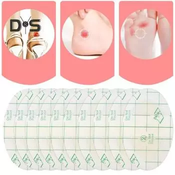 Невидимая наклейка на каблук, противоизносная, водонепроницаемая, сильная вязкость, защитная накладка на пятку, прозрачные тонкие наклейки, уменьшающие трение, наклейка на каблук для высоких 50pcs