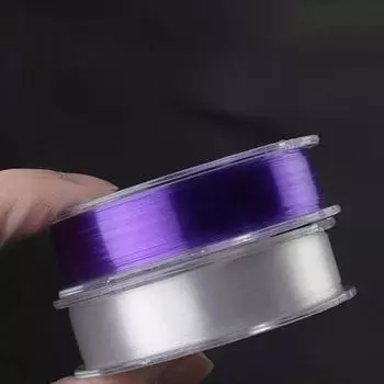 Невидимая нескользящая ручная удочка сильного натяжения 50 м, основная леска, подстрока, нейлоновая леска 0.4