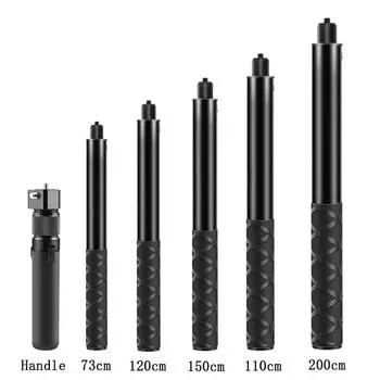 Невидимая селфи-палка Bullet Time для Insta360 X4 X3 X2 GoPro 12 11 10 9 8 DJI Action 4/3 SJCAM Selfie Stick Bundle Handle