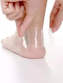 Невидимая ультратонкая наклейка на пятку, устойчивая к износу, прозрачная водонепроницаемая наклейка на пятку и лодыжку, устойчивая к падению