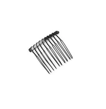 Невидимая заколка для сломанных волос Взрослая тиара Инструменты Ролик Загнутая игла Челка Фиксированная вставная расческа Профессиональные аксессуары для укладки