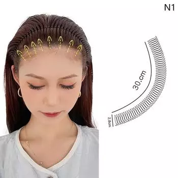 Невидимая заколка для волос Broken Hairpin для взрослых, инструменты для тиары, кривая челка, фиксированная вставная расческа, профессиональные аксессуары для укладки волос для женщин