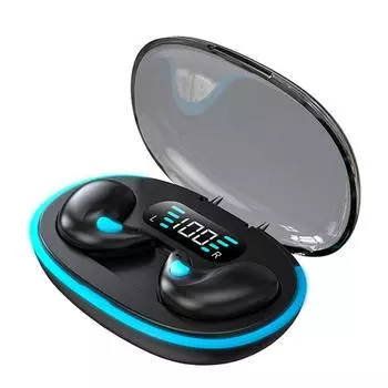 Невидимые беспроводные наушники для сна Мини-гарнитуры Bluetooth 5.3 Скрытые наушники с чехлом для зарядки Шумоподавление Стереонаушники HiFi хаки