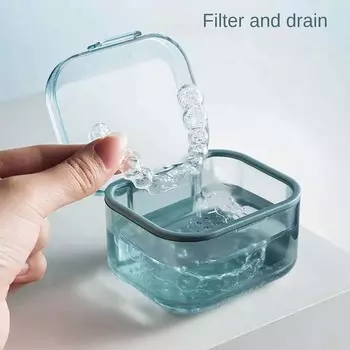 Невидимые брекеты, ортодонтические ретейнеры, ящики для хранения, зубные брекеты, переносные переносные ящики для хранения зубных протезов чёрный