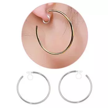 Невидимые конвертеры для клипс для ювелирных изделий в ушах без пирсинга