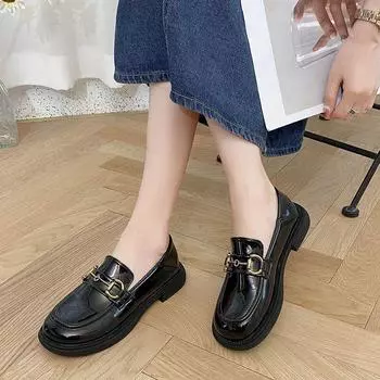 Невидимые лоферы на возвышении, женские летние новые маленькие кожаные туфли в британском стиле, удобная универсальная повседневная женская обувь на плоской подошве 35