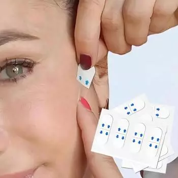 Невидимые патчи для лица для разглаживания кожи, 60 шт. - без PAB, подходят для всех типов кожи, косметические инструменты и аксессуары для ухода за двойным подбородком и лицом 60pcs белый