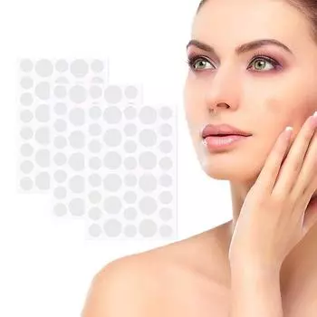 Невидимые пластыри от прыщей, удаление прыщей, гидроколлоидные пластыри против прыщей, пятна, следы, корректор, ремонт, наклейка, водонепроницаемая 1 Sheet (36pcs)