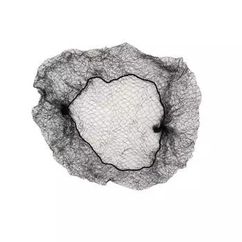 Невидимые сетки для волос 20 шт. для балета, сна, укладки, эластичные и дышащие black-24 inches