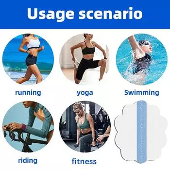 Невидимые тейпы на бедра, унисекс, одноразовые, в форме облака, устойчивые к поту, накладки на бедра, антифрикционный протектор, самоклеящийся пластырь