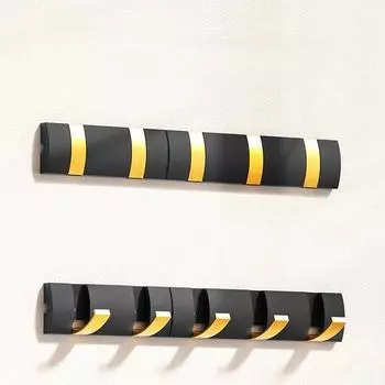 Невидимый настенный крючок, самоклеящийся крючок, настенная вешалка для одежды, не пробивной скрытый крючок, крючок для халата для ванной комнаты, 1 шт. серый