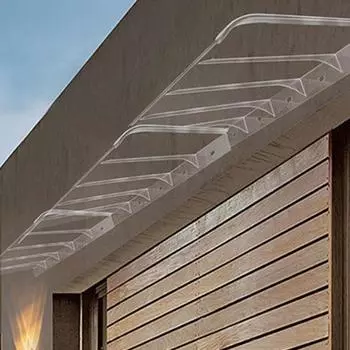 Невидимый навес на крышу, окно, дверь, прозрачный навес для прихожей, тент для защиты наружного балкона чистый