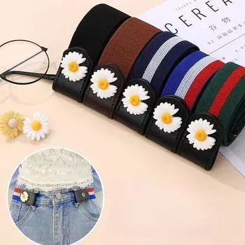 Невидимый ремень для мужчин и женщин, эластичный ремень, универсальные джинсы, бесшовные, простой эластичный ремень