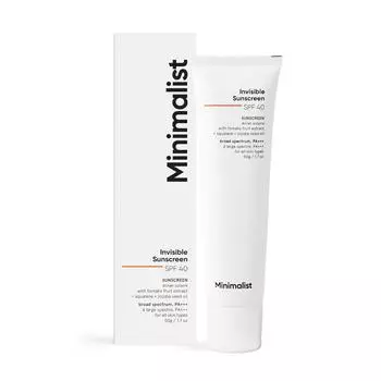 Невидимый солнцезащитный крем SPF 40 (50 г), Invisible Sunscreen SPF 40, Minimalist