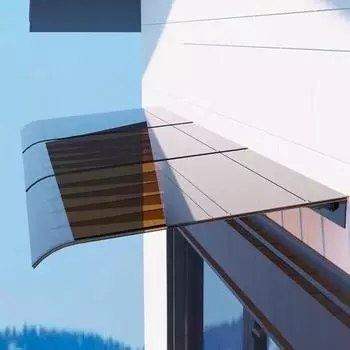 Невидимый тент для входной двери Защита от дождя и снега, защита от солнца, навес для окон, патио, веранда, балкон, карниз, кровля