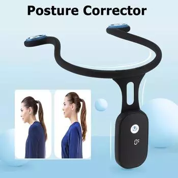 Невидимый умный корректор осанки, силиконовый корректор спины в реальном времени, корректор осанки позвоночника, лента для фиксации здоровья CHINA чёрный