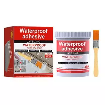 Невидимый водонепроницаемый агент, изоляционный герметик с кисточкой, клей без утечек (300г)
