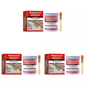 Невидимый водонепроницаемый агент, изоляционный герметик с кисточкой, клей без утечек (300г)