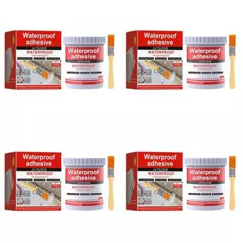 Невидимый водонепроницаемый агент, изоляционный герметик с кисточкой, клей без утечек (300г)