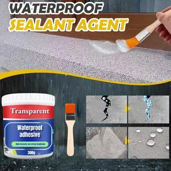 Невидимый водонепроницаемый агент Прозрачный водонепроницаемый герметик для покрытия Суперпрочный герметичный герметик для ремонта трещин и протечек