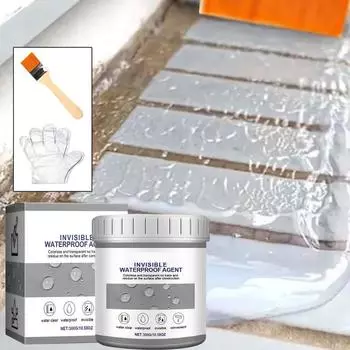 Невидимый водонепроницаемый агент Водонепроницаемый клей Водонепроницаемый герметик Жидкая резина Долговечный герметик для крыш Водонепроницаемый для квартиры CHINA