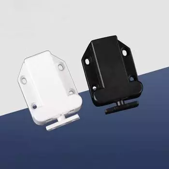 Невидимый замок для мебели, замок-защелка Push To Open для сенсорного экрана, защелка с функцией отключения звука для дверцы шкафа-купе белый