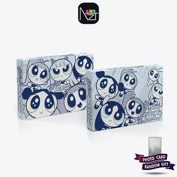 NewJeans 2nd EP Get Up The POWERPUFF GIRLS X NJ Box ver. (Случайные,2 в наборе) RANDOM