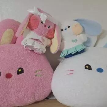 Newjeans Line Friends Bunini Кукла Подушка Мягкая Ханни Хаэрин Супер Застенчивый Костюм