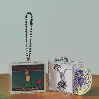 Newjeans Minji How Sweet Mini Cd Case Keyring