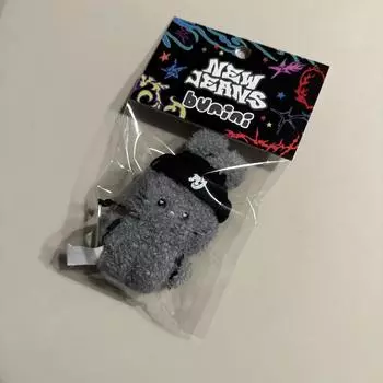 Newjeans Njz Bernini Мини Костюм Серый Медовый Кролик Кукла Брелок