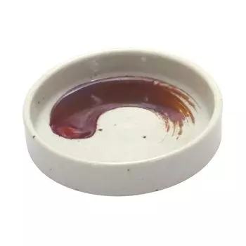 Newly Soba Monogatari Soba Restaurant Echigo round condiment plate 1 piece selected!