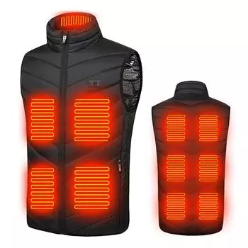 Newly Upgraded Control 11 Heating Vest Constant Temperature Intelligent Electric Heating Vest XXXL