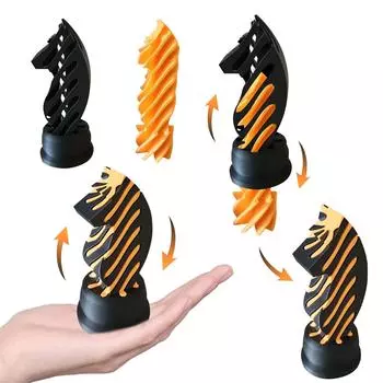 Невозможные спиральные конусы игрушка-фиджеты Невозможные пирамиды проходная игрушка,3D-печатные спиральные конусы игрушка-фиджеты One Size