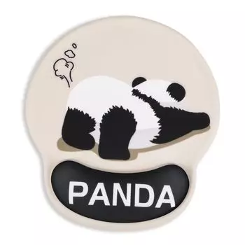 Newseego Mouse Pad with Integrated Wrist Memory Foam Wrist Ergonomic Character Reduces Wrist Perfect for and Cute and Stylish Panda Design Rest, Rest,