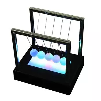 Newtons Swing Ball Светодиодная подсветка Newtons Science Детские игрушки Балансирующие шарики Настольные игрушки для дома и офиса De