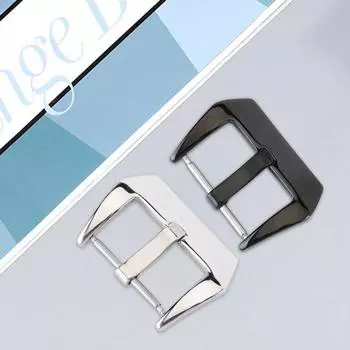 Невыцветающая универсальная пряжка для часов 18/20/22/24/26 мм из нержавеющей стали, ремешок для часов, застежка для часовщика 18mm