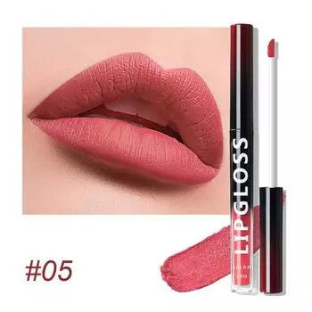 Невыцветающий блеск для губ Губная помада Водостойкий оттенок для губ и щек двойного применения