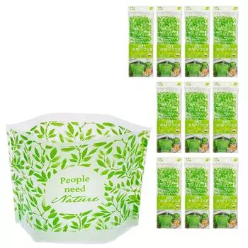 Nexta Freestanding Drainer Garbage 20 Leaf Bottom Mesh Set of 10 Bags, Pieces, Pattern, Type,