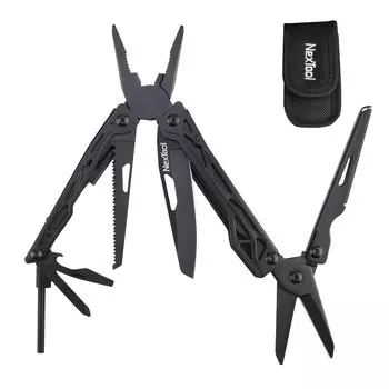 NexTool Black K2 11 в 1 складная радиоуправляемая стандартная проволочная петлевая пила по дереву с безопасной плоской головкой для бутылок Phillips из нержавеющей стали для предотвращения стихийных бедствий в горах