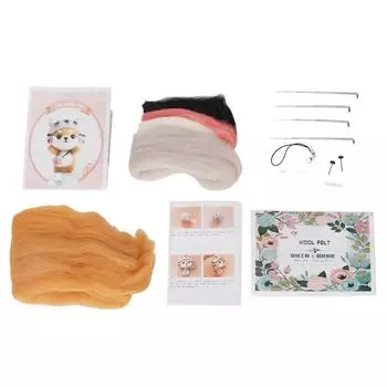 Незаконченная кукла для собак своими руками из шерсти валяние ручная работа игла для прокалывания набор материалов для рукоделия